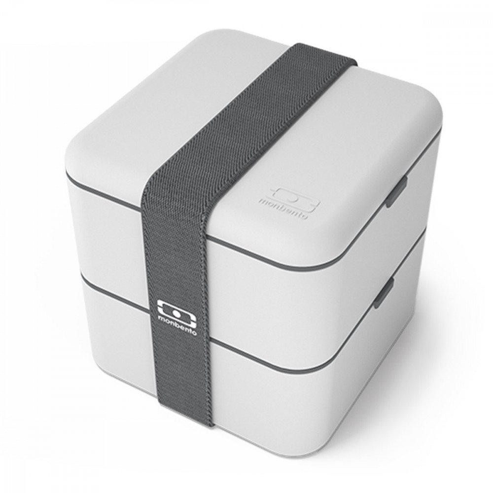 Monbento - Lunch Box Square Grey Coton