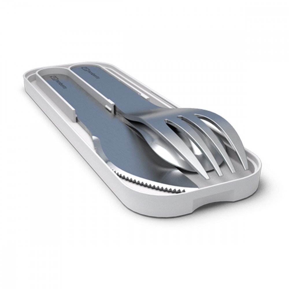 Monbento - Posate in Acciaio Inox Grey Coton
