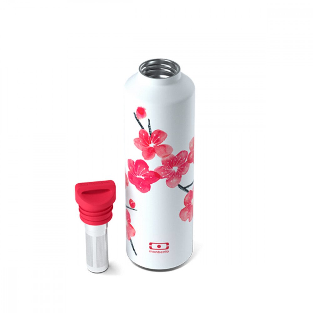 Monbento - Bottiglia Isotermica in acciaio con infusore 500ml Blossom - immagine 2