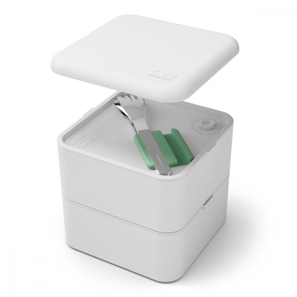 Monbento - Posate Slim Box in Acciaio Inox Natural Green - immagine 4