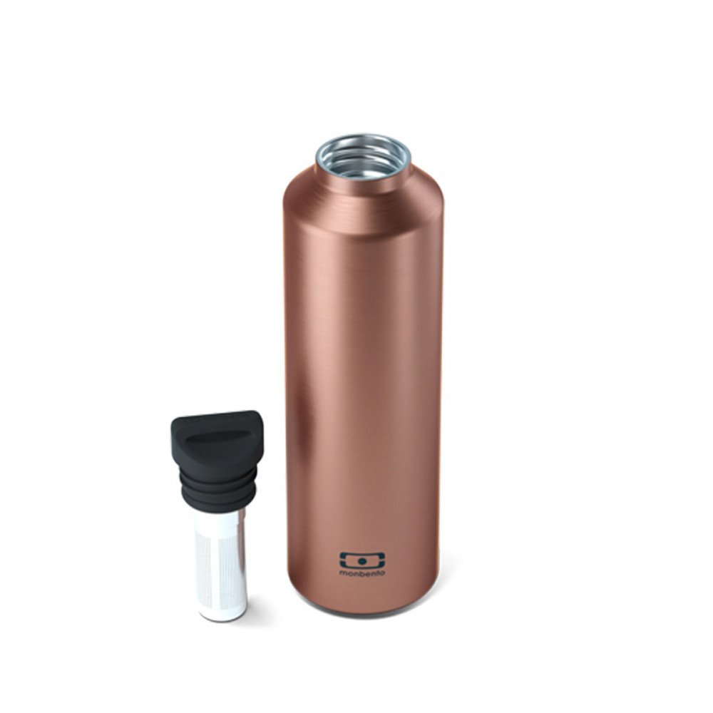 Monbento - Bottiglia Isotermica in acciaio con infusore 500ml Metallic Cuivre - immagine 3
