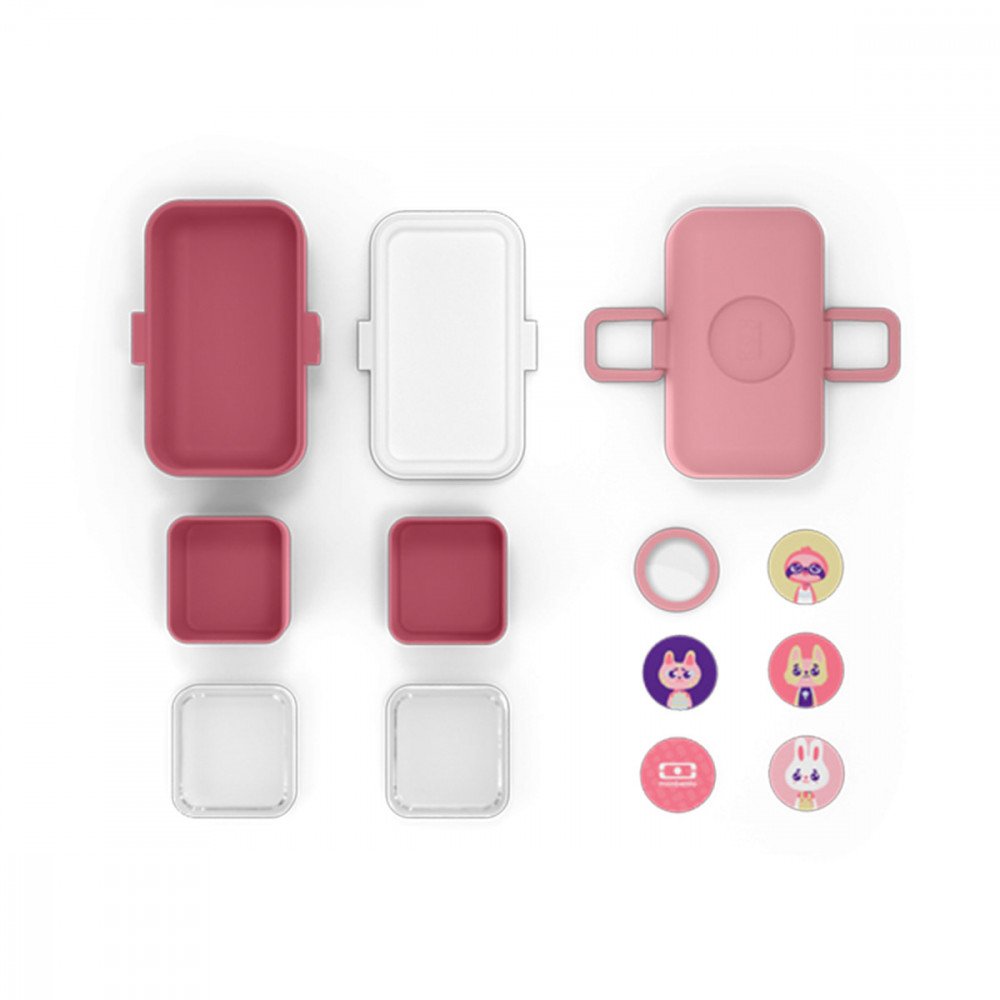 Monbento - Lunch Box Kid's Tresor Pink Blush - immagine 3