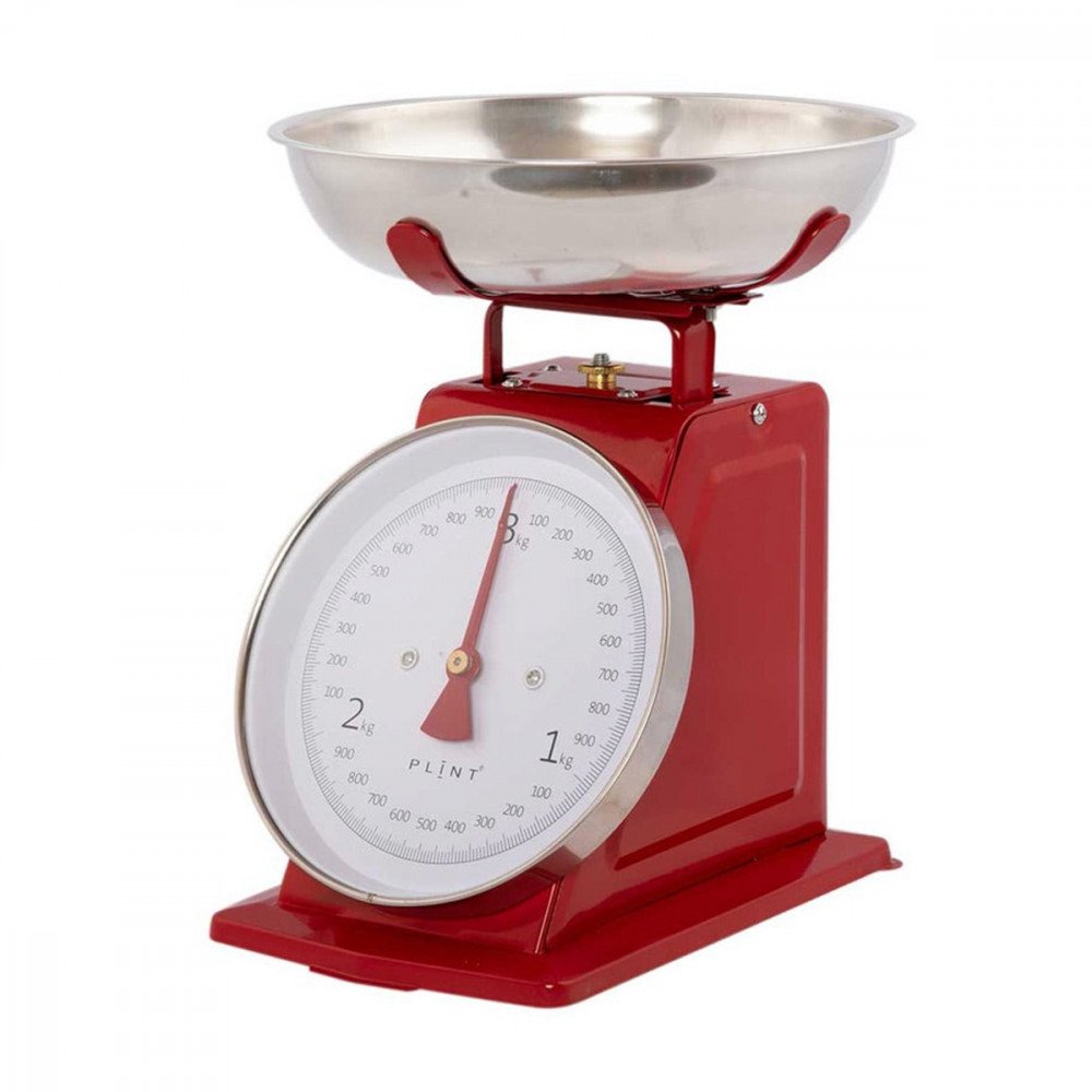 Bilancia da cucina vintage Rossa