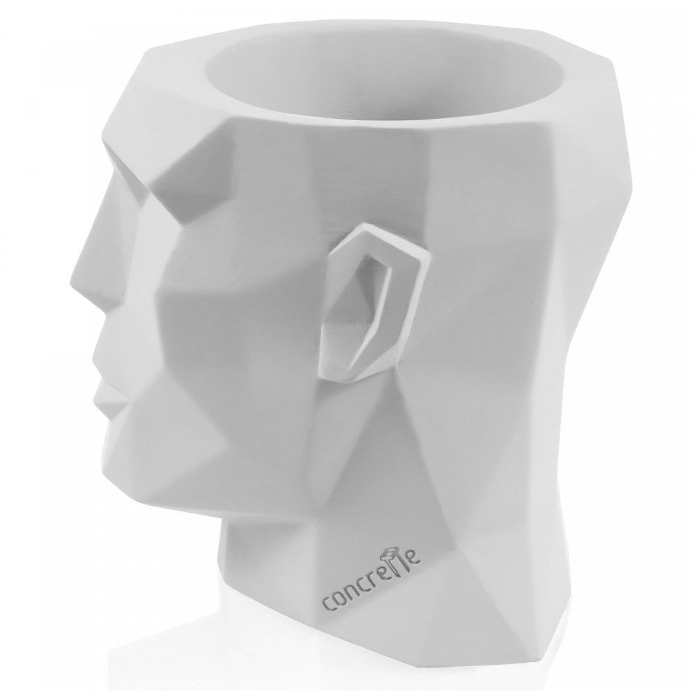 Concrette Vaso Apollo bianco piccolo - immagine 4