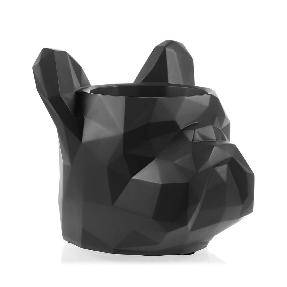 Concrette Vaso Bulldog nero - immagine 2