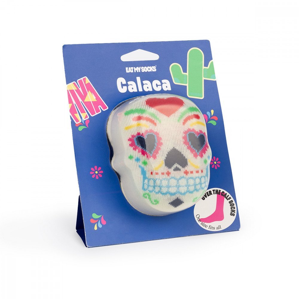 Eat My Socks calzini Calaca White