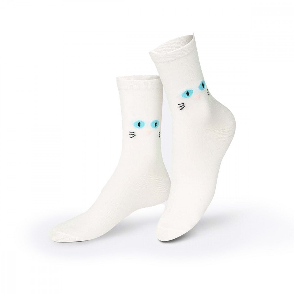 Eat My Socks calzini Cat Walk Bianco - immagine 2
