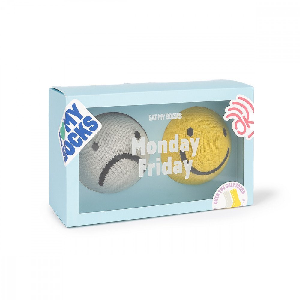 Eat My Socks calzini Monday Friday Set of 2