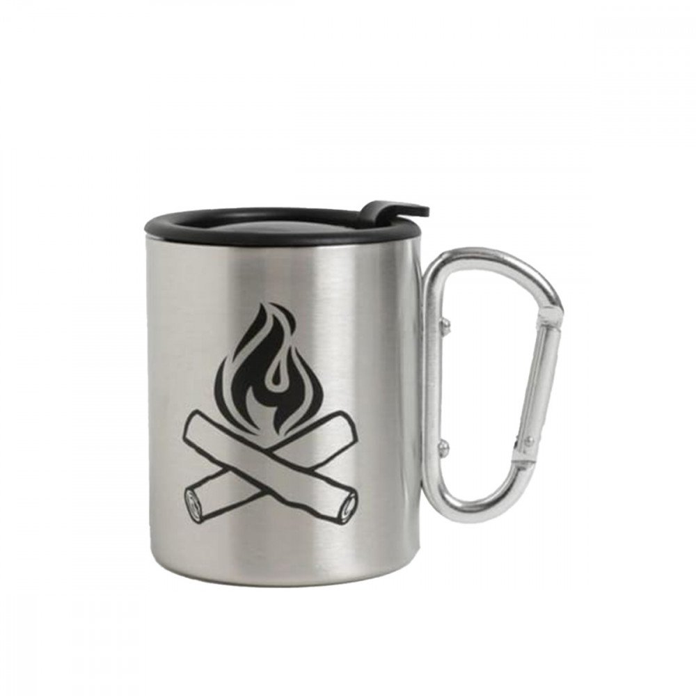 Iron & Glory by Luckies - Happy Camper tazza da campeggio silver