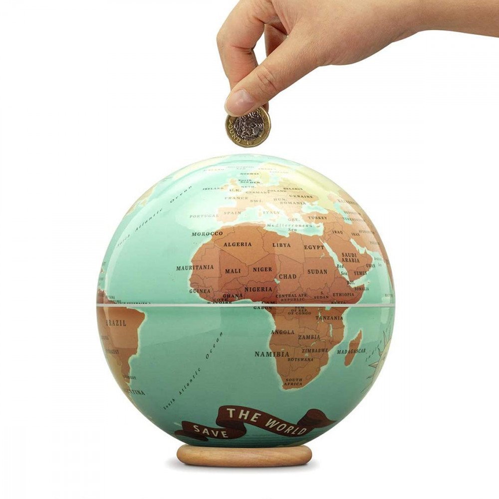 Luckies Mappamondo Salvadanaio - Save the World