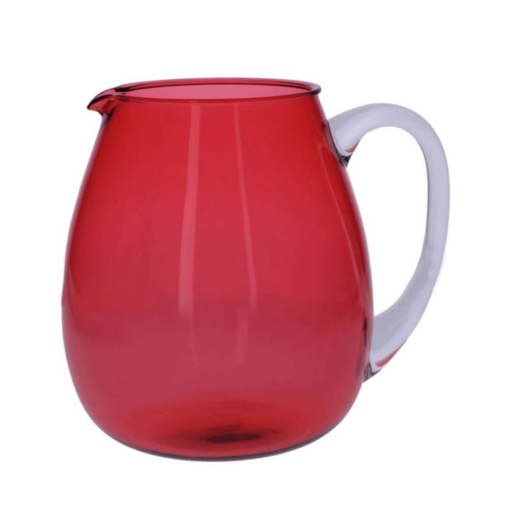 Rose e Tulipani Colorlife Caraffa Rosso Fragola