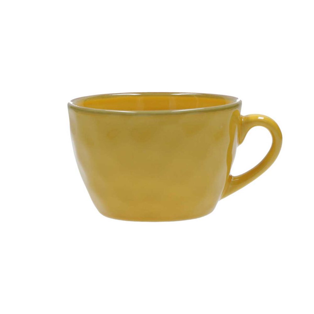 Rose e Tulipani Linea Concerto Tazza Colazione Ocra