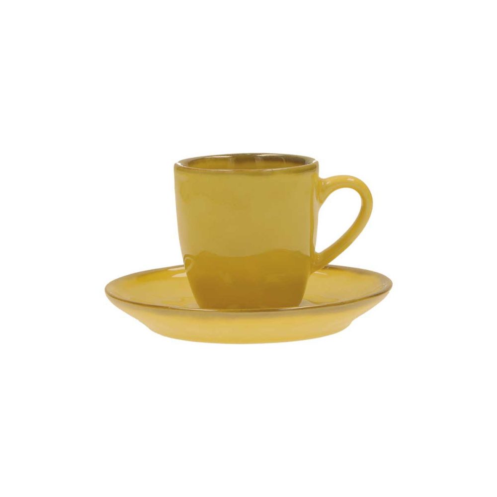 Rose e Tulipani Linea Concerto Tazza da Caffè Ocra