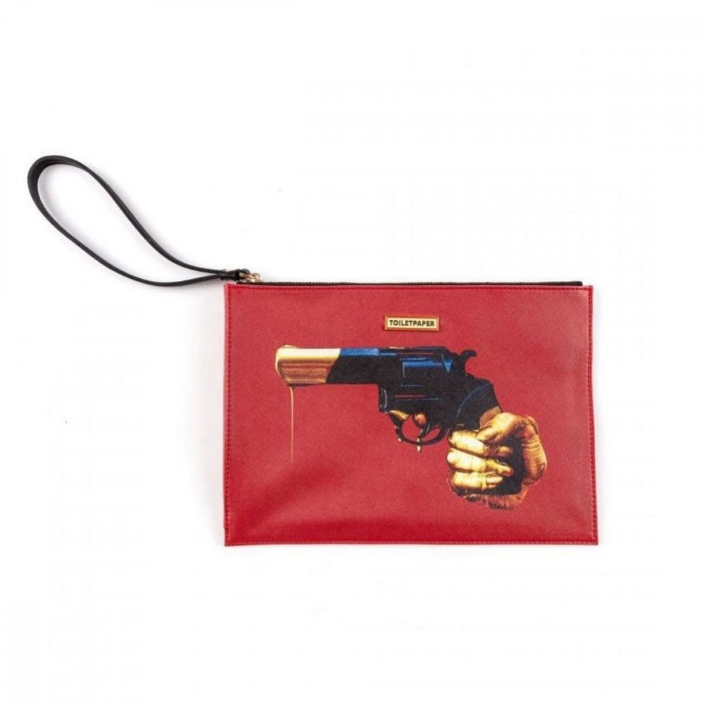 Seletti Toiletpaper Borsa a mano Revolver