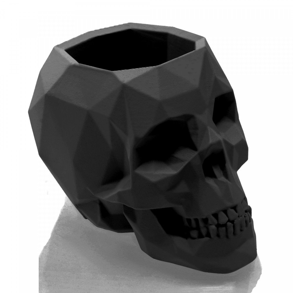 Concrette Vaso Skull nero piccolo - immagine 3