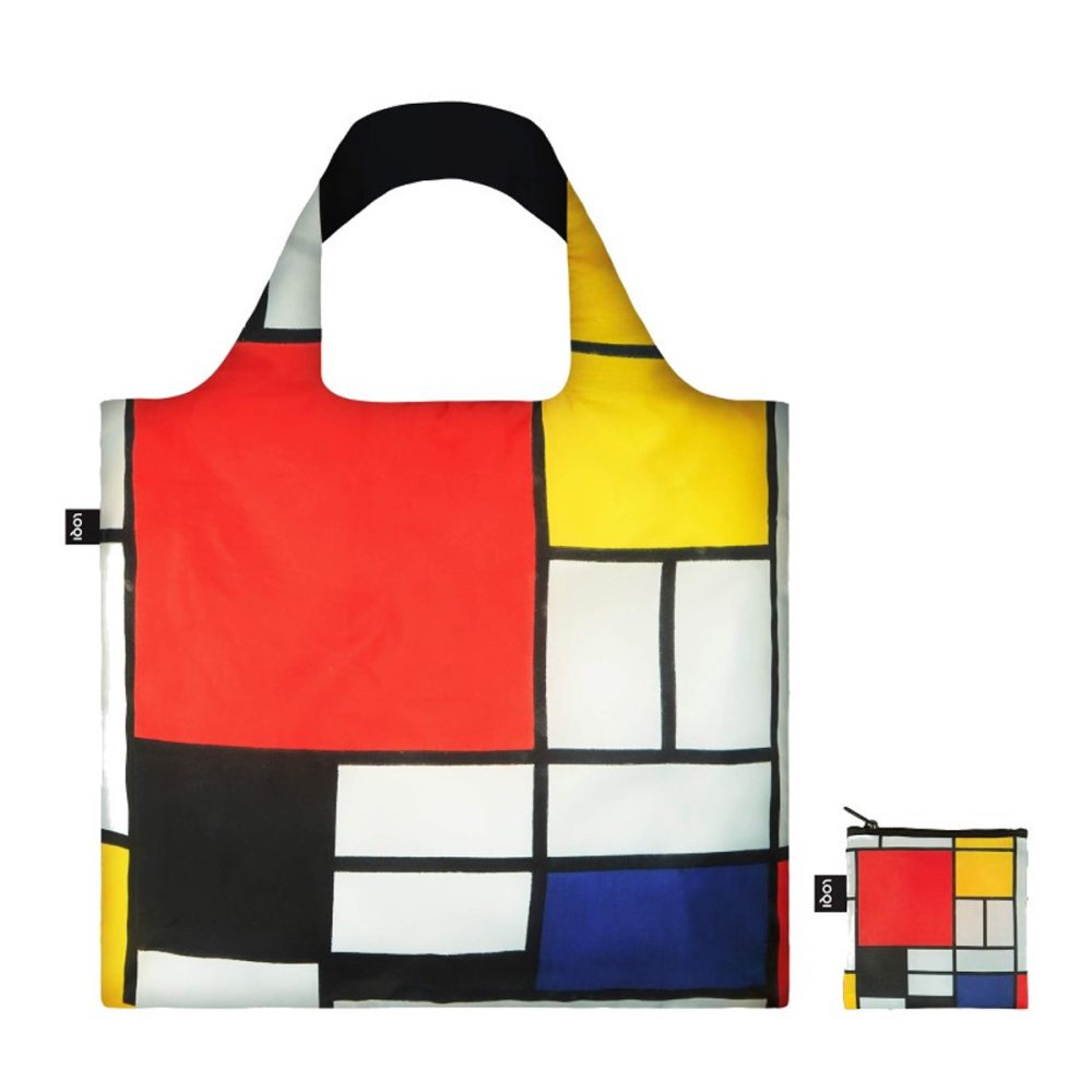 Loqi Shopping Bag Composition with Red, Yellow, Blue and Black - immagine 2
