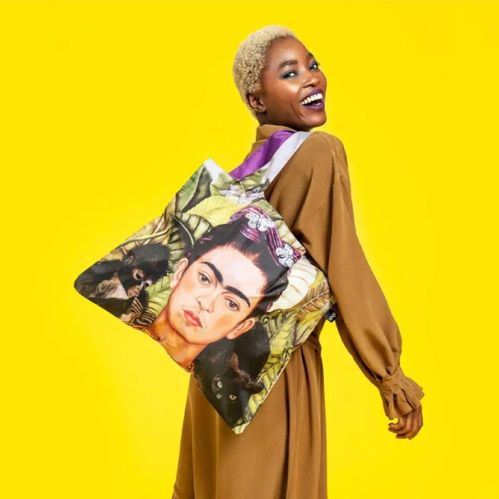 Loqi Shopping Bag Frida Self Portrait - immagine 3