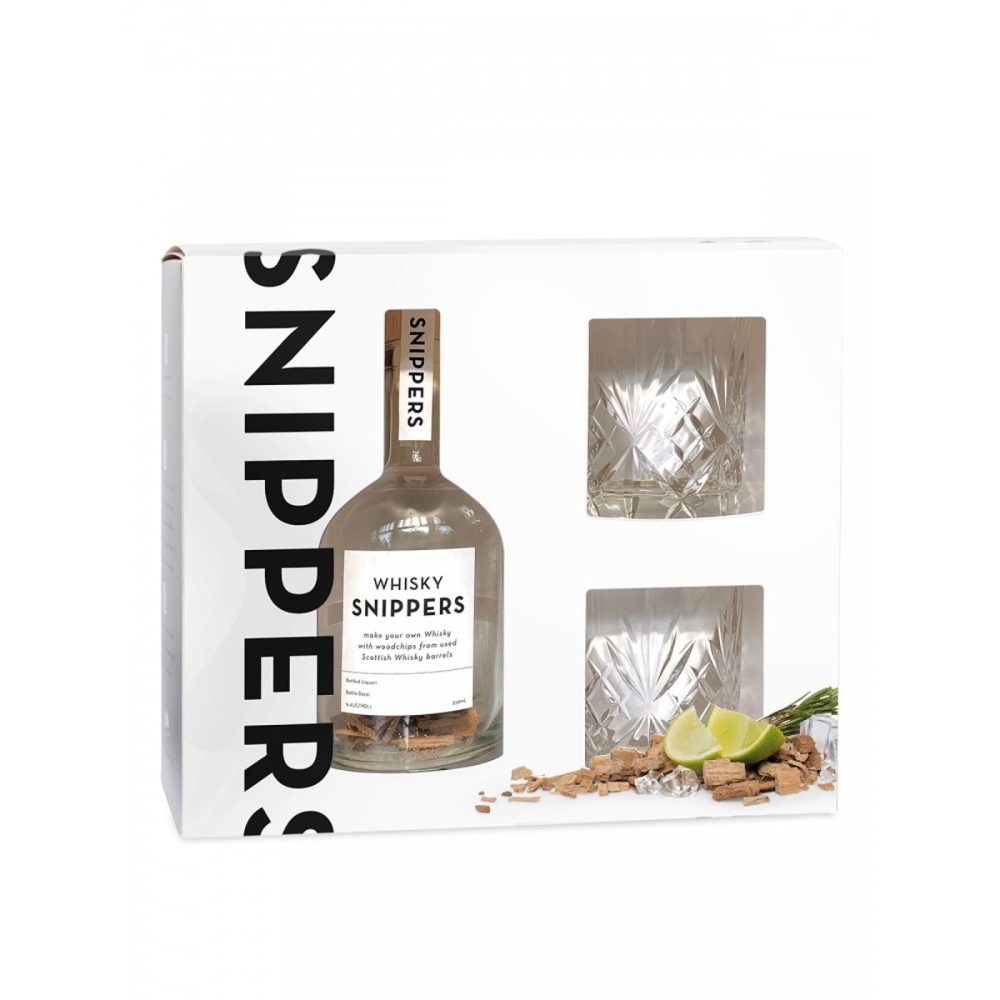 Snippers Gift Pack Whisky 2 Glasses