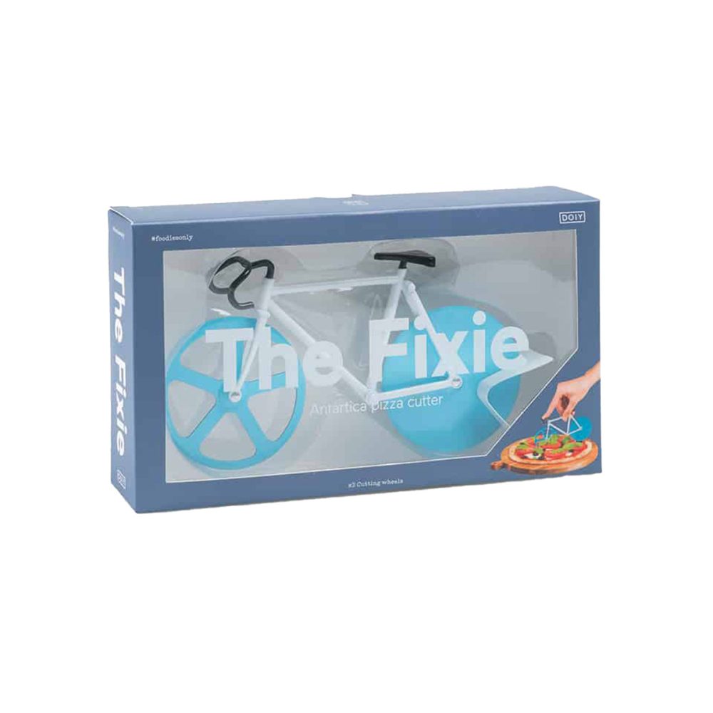 Doiy Fixie Bici taglia pizza Azzurro Antartica - immagine 3