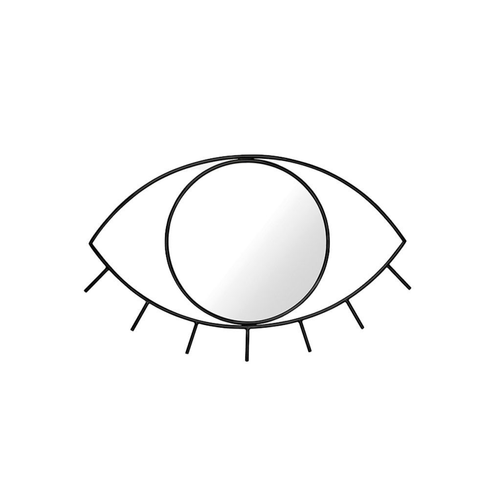 Doiy specchio da parete Cyclops nero