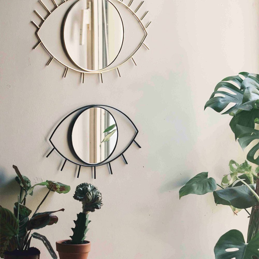 Doiy specchio da parete Cyclops oro - immagine 2