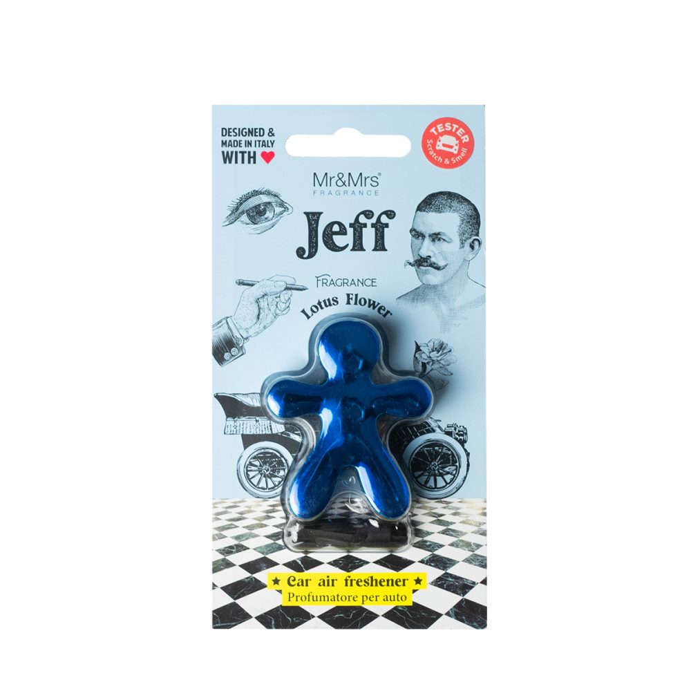 Mr&Mrs Fragrance Jeff Chrome Blue Lotus Flower Profumatore per auto - immagine 2