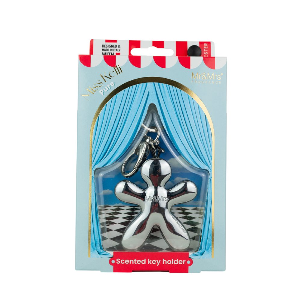 Mr&Mrs Fragrance Miss Kelli Silver Chrome Pure Portachiavi Charm - immagine 2
