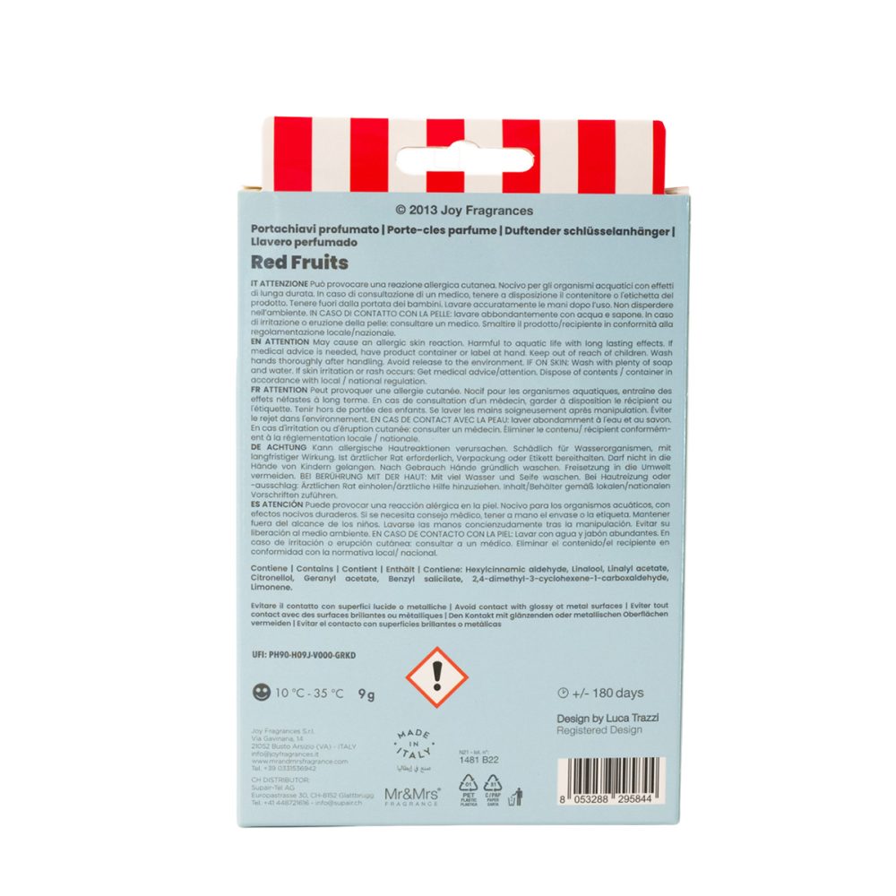 Mr&Mrs Fragrance Miss Kelli Chips Red Fruits Portachiavi Charm - immagine 3