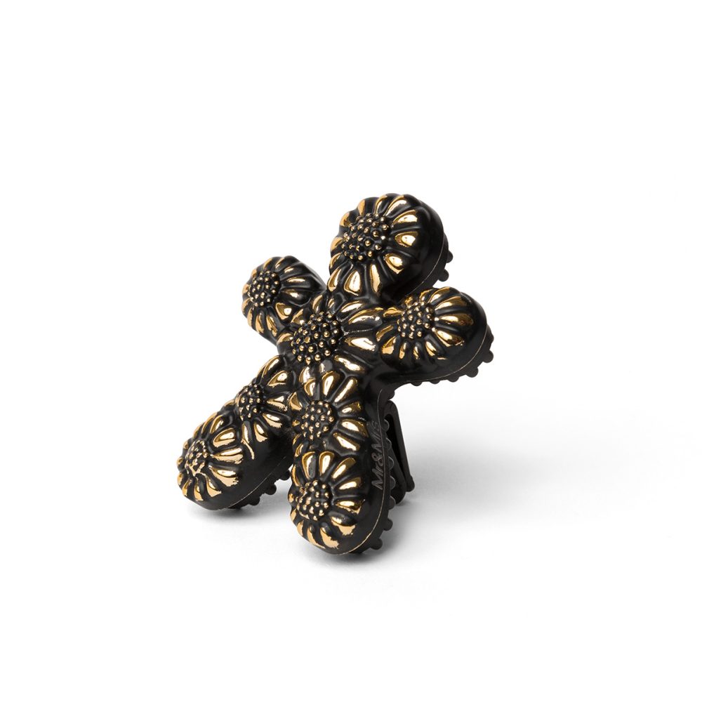 Mr&Mrs Fragrance Niki Black and Gold Black Amber Profumatore per auto ricaricabile