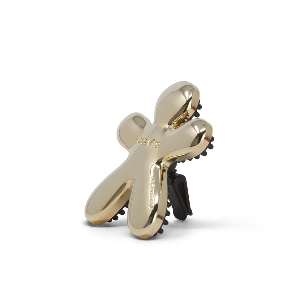 Mr&Mrs Fragrance Niki Gold Chrome Oriental Profumatore per auto ricaricabile