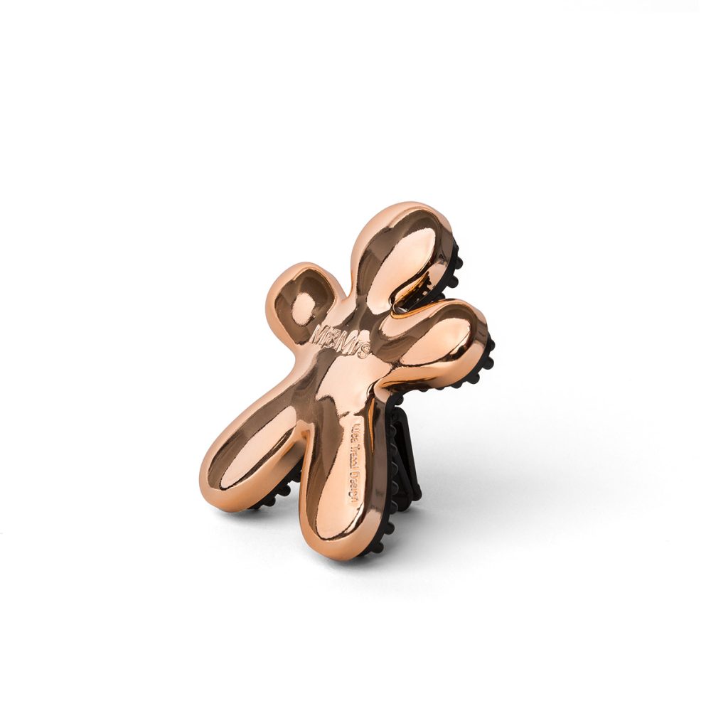 Mr&Mrs Fragrance Niki Rose Gold Cedar Wood Profumatore per auto ricaricabile