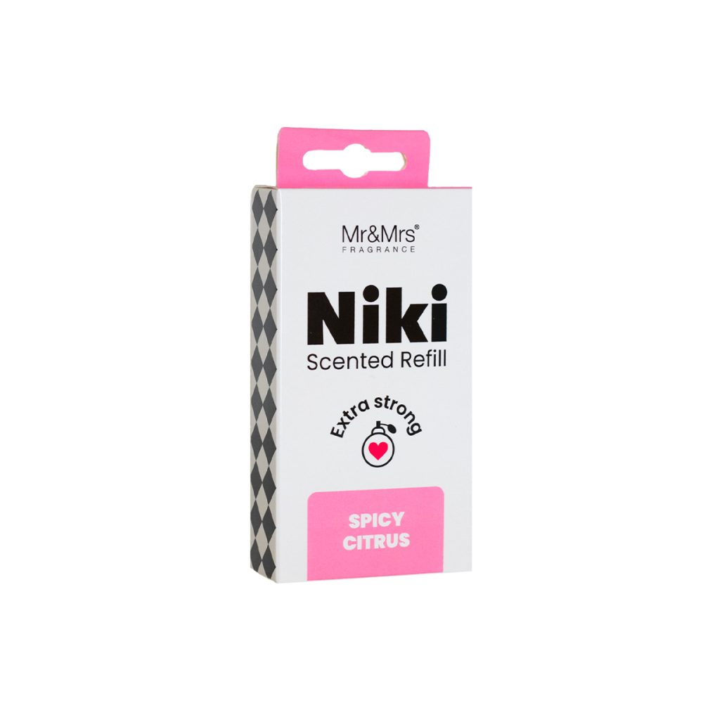 Z Mr&Mrs Fragrance Refill Niki Spicy Citrus Profumatore per auto