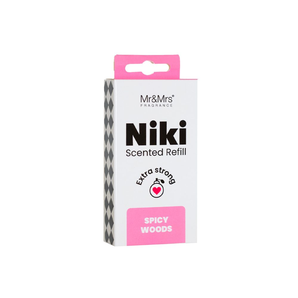 Mr&Mrs Fragrance Refill Niki Spicy Woods Profumatore per auto