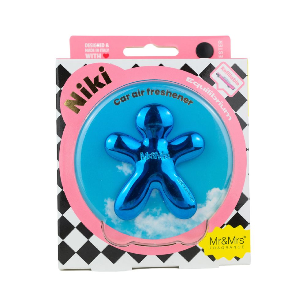 Mr&Mrs Fragrance Niki Cobalt Chrome Blue Equilibrium Profumatore per auto ricaricabile - immagine 2