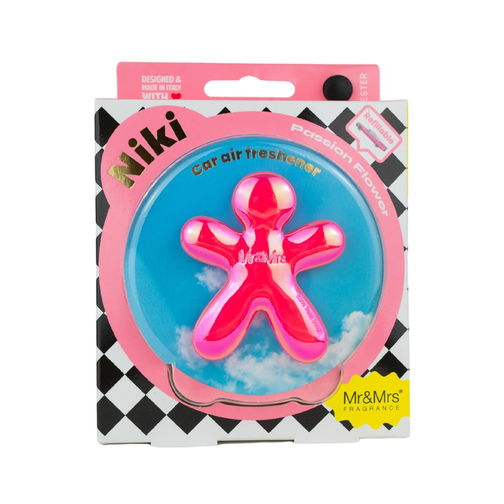 Z Mr&Mrs Fragrance Niki Iride Pink Passion Flower Profumatore per auto ricaricabile - immagine 2