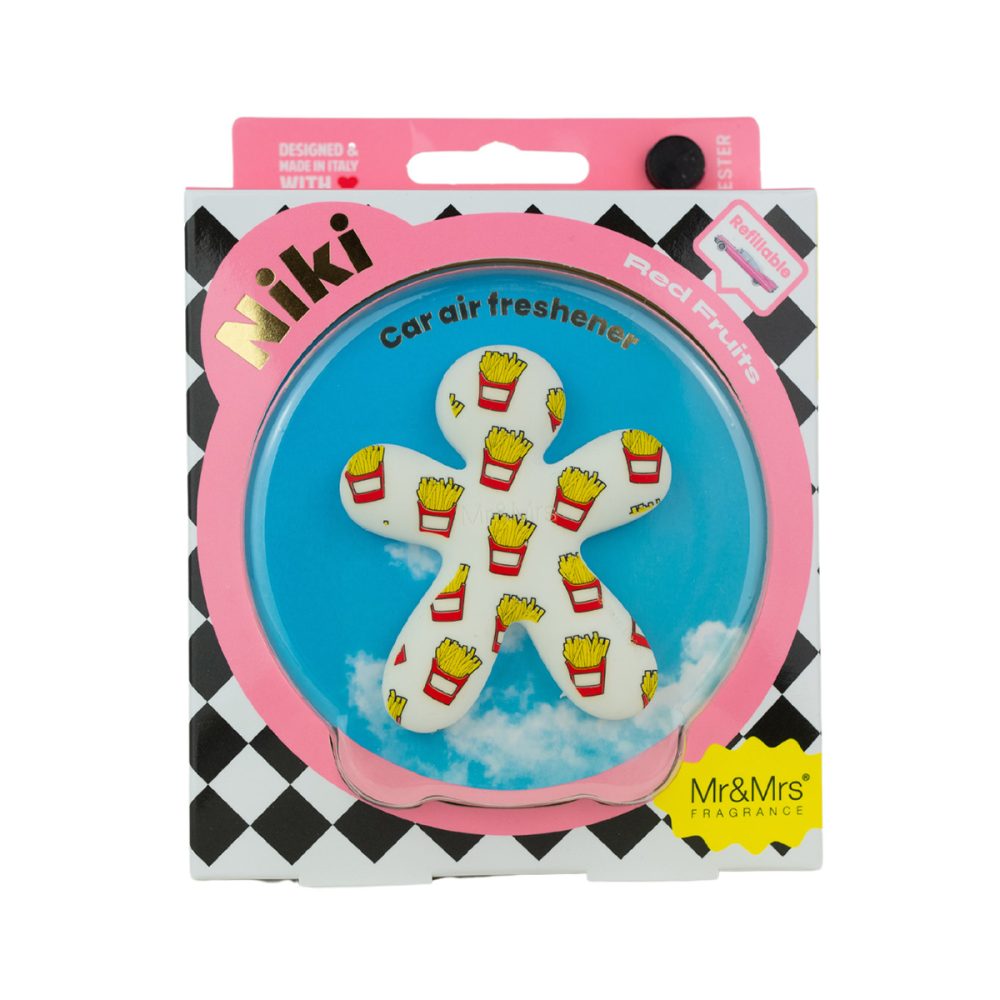 Mr&Mrs Fragrance Niki Chips Red Fruits Profumatore per auto ricaricabile - immagine 2