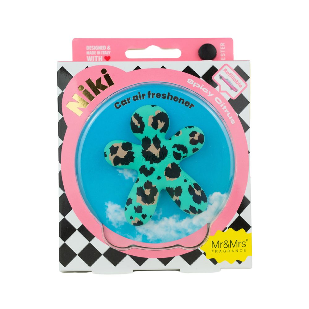 Mr&Mrs Fragrance Niki Animalier Blue Spicy Citrus Profumatore per auto ricaricabile - immagine 2