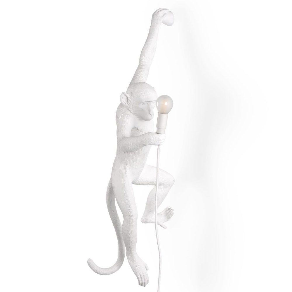 Seletti Lampada monkey lamp appesa sinistra