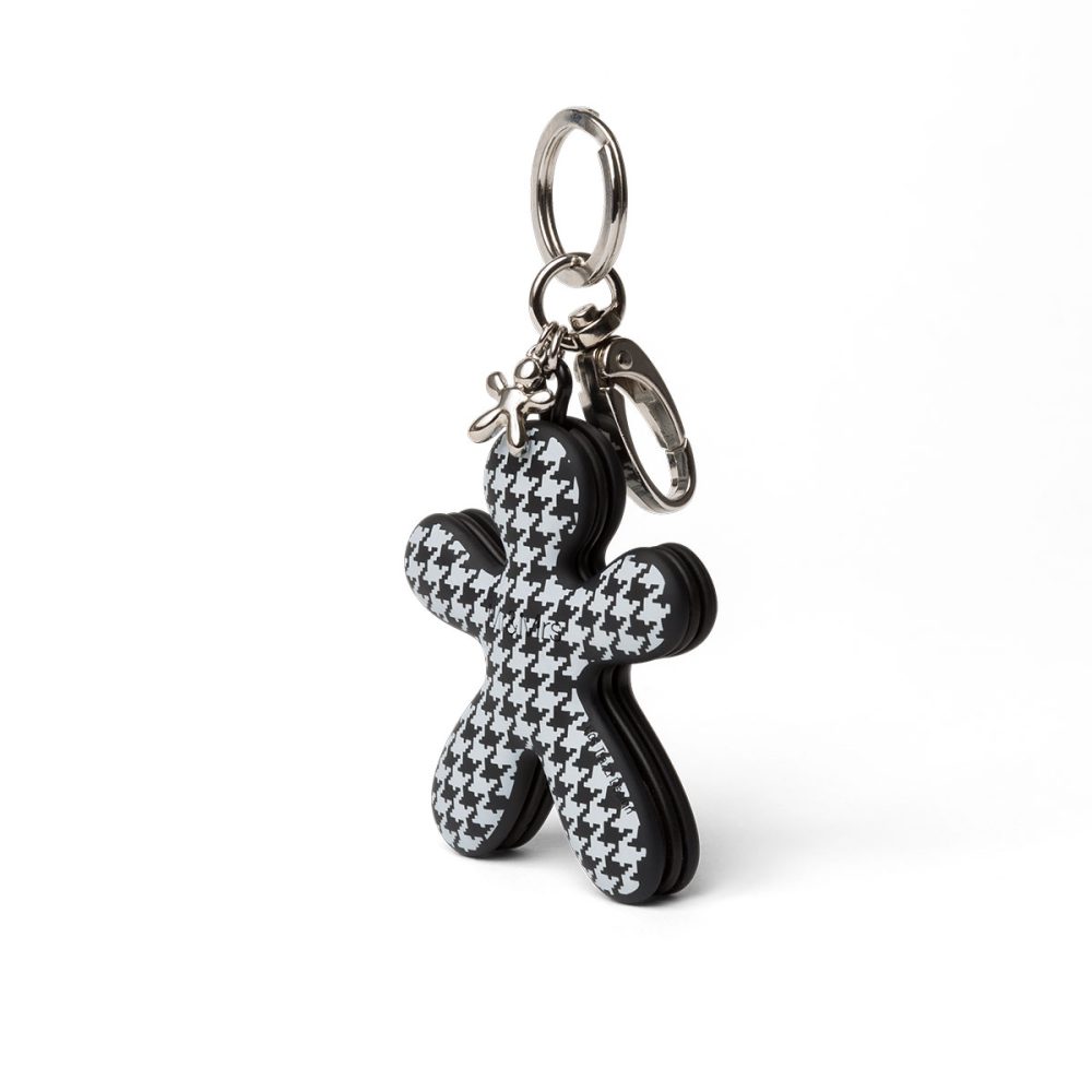 Mr&Mrs Fragrance Miss Kelli Pied de Poule Black Orchid Portachiavi Charm