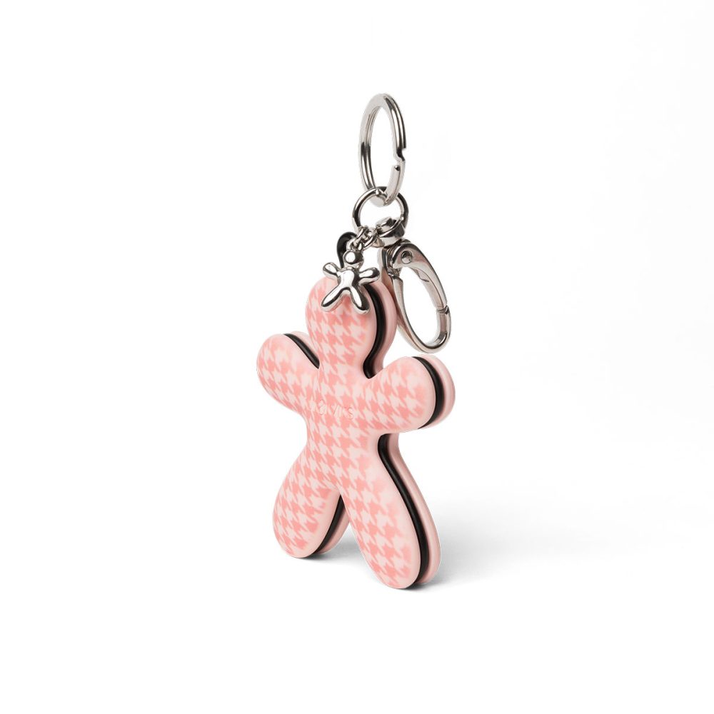 Mr&Mrs Fragrance Miss Kelli Pied de Poule Pink Peach & Rose Portachiavi Charm