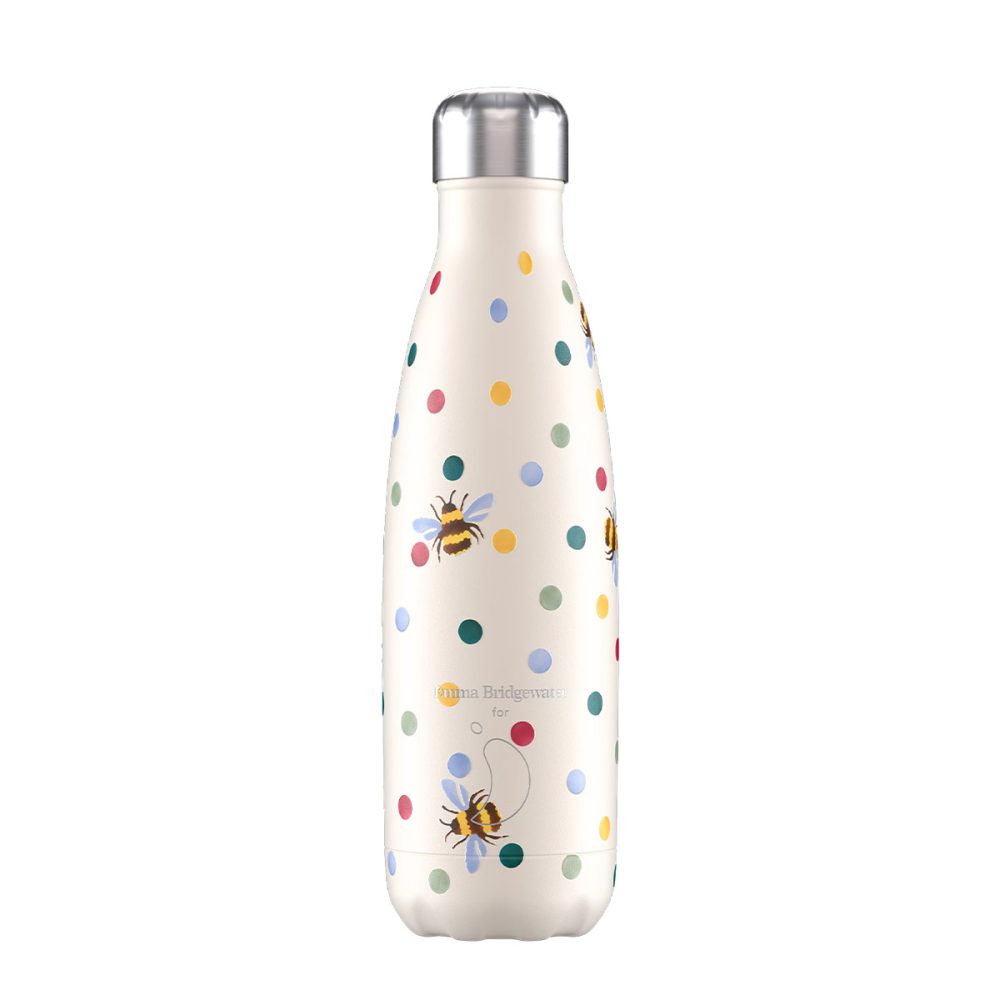 Chilly's Bottles - 500 ml - Emma Bridgewater Polka Dot Bee