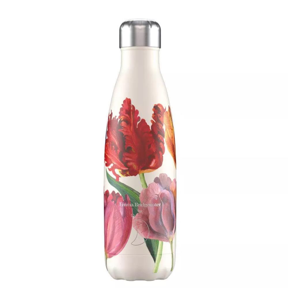 Chilly's Bottles - 500 ml - Emma Bridgewater Tulips