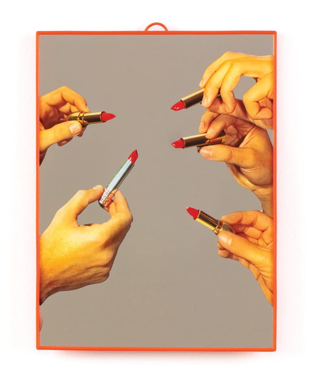 Seletti Toiletpaper specchio Rossetti