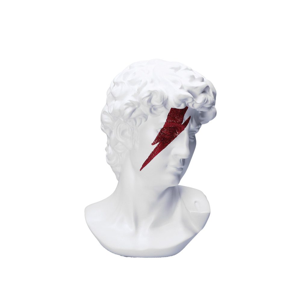 Busto Il David Lampo Rosso