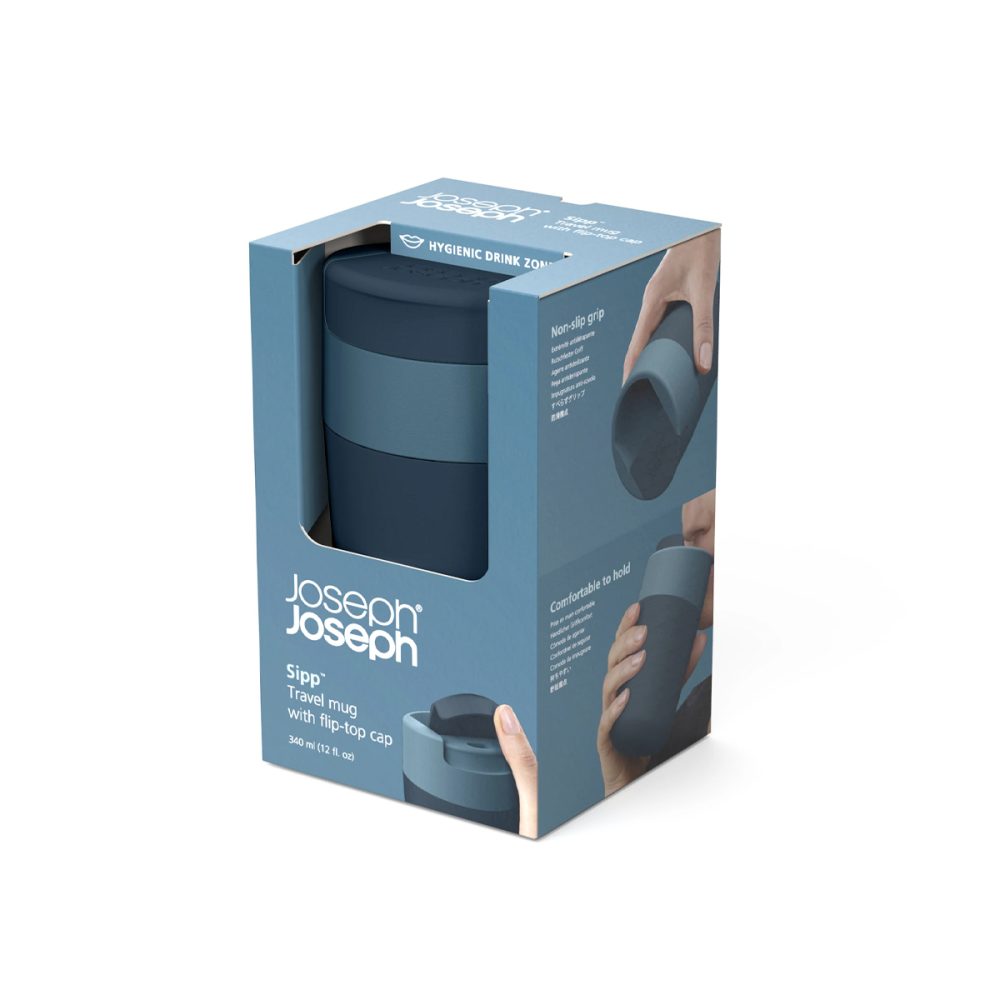 Joseph Joseph Sipp Travel Mug Blu - immagine 3
