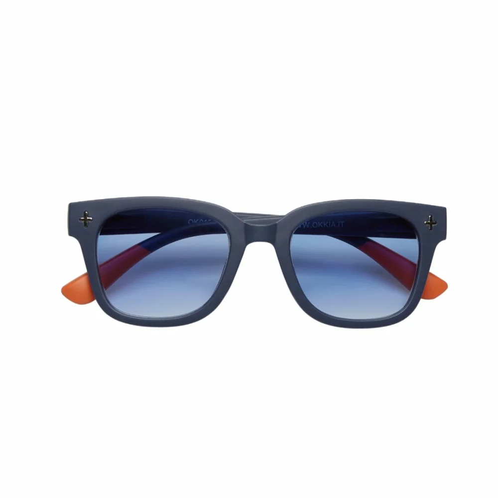 Okkia Occhiale da Sole Modello Giovanni Blue