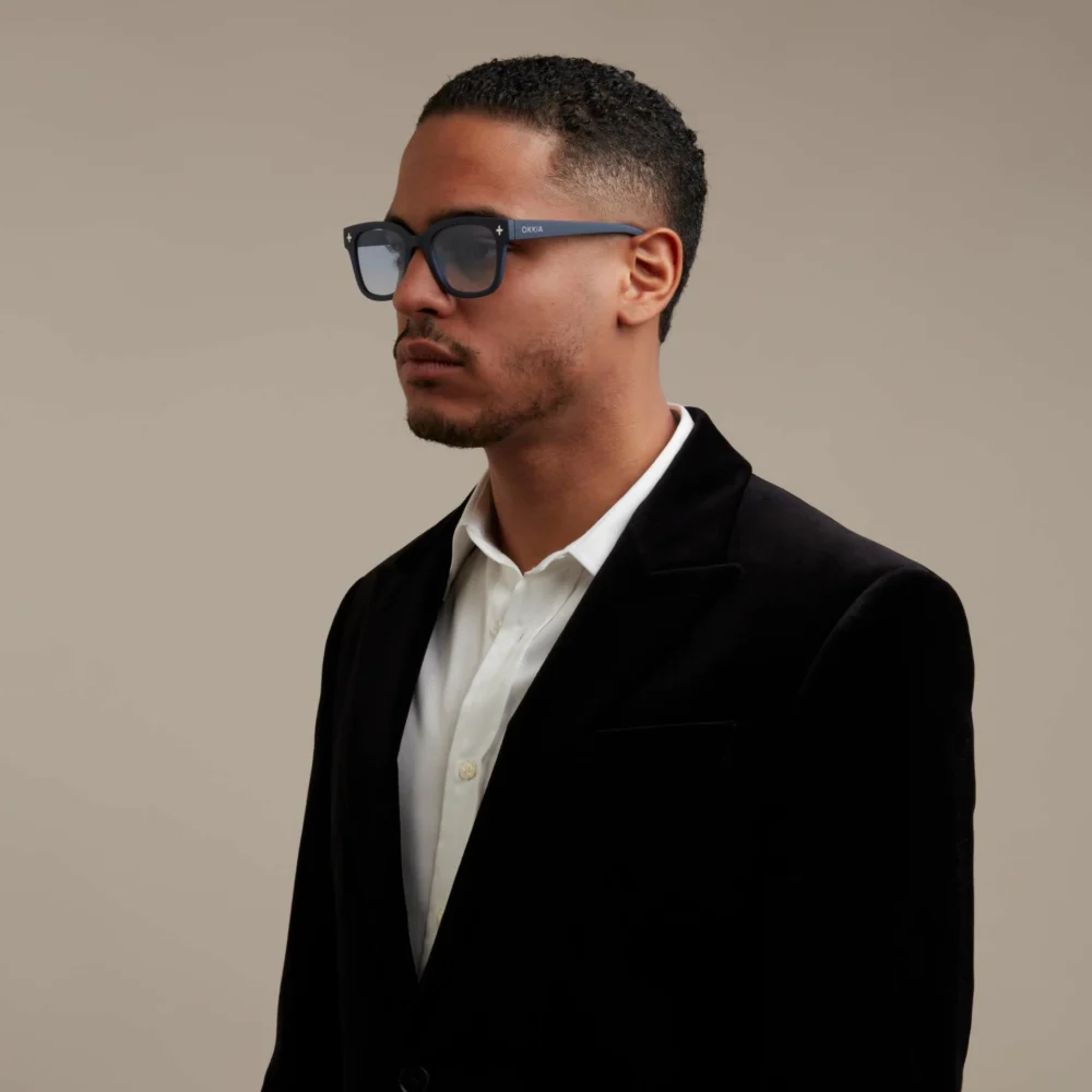 Okkia Occhiale da Sole Modello Giovanni Blue - immagine 2