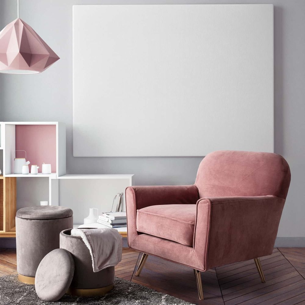 Pouf Bullet contenitore Velluto Grigio - immagine 2