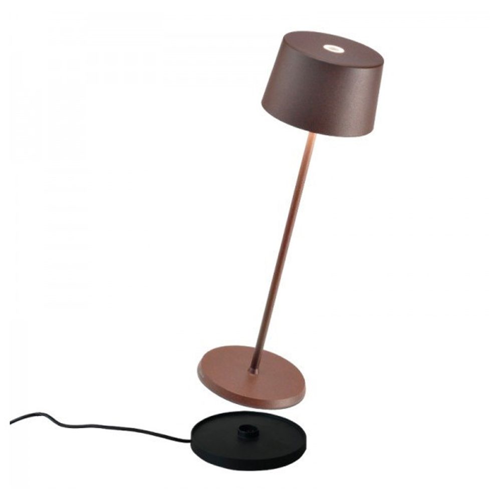 Zafferano Olivia Pro Lampada da tavolo Corten - immagine 2
