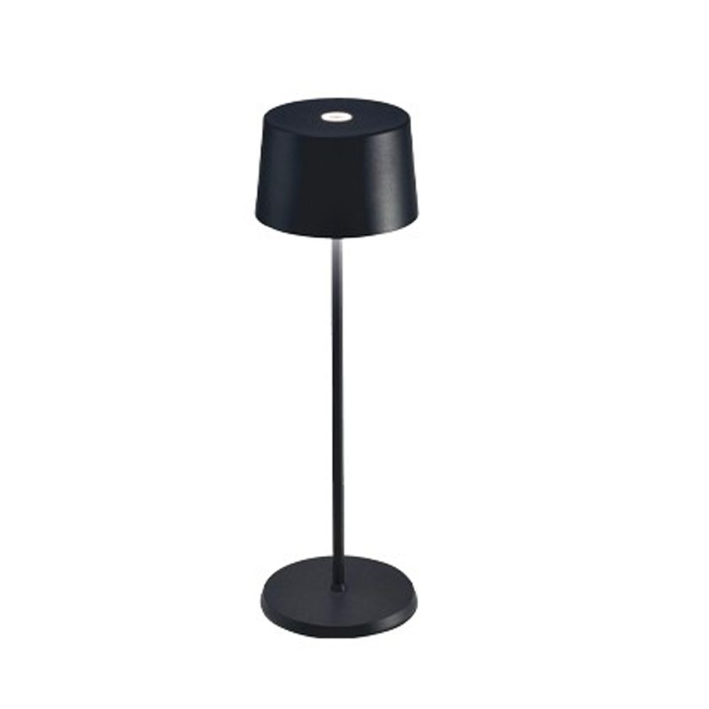 Zafferano Olivia Pro Lampada da tavolo nero
